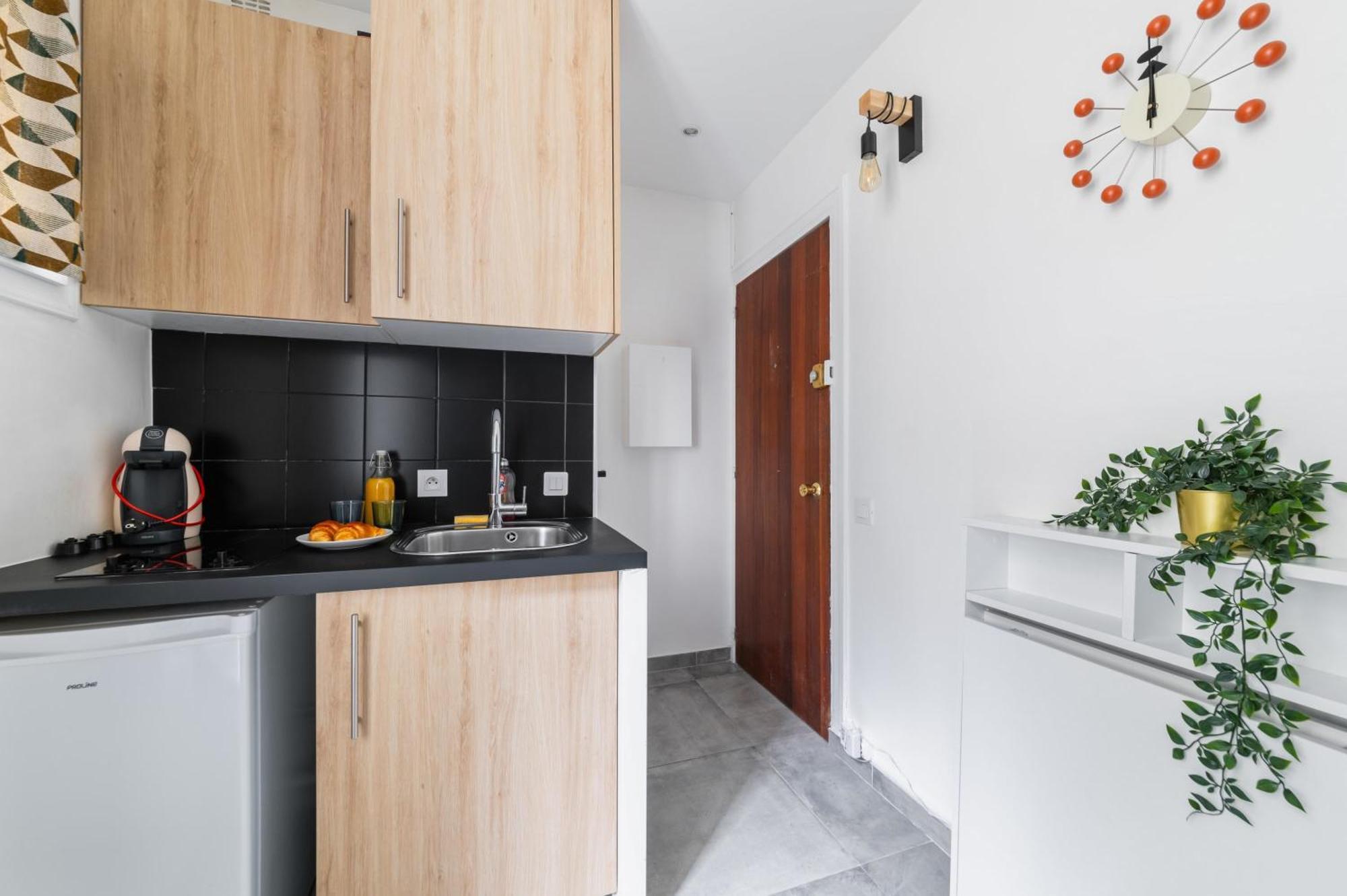 Studio Lumineux Et Bien Equipe A 15 - 2p - Flat-guest Appartement Parijs